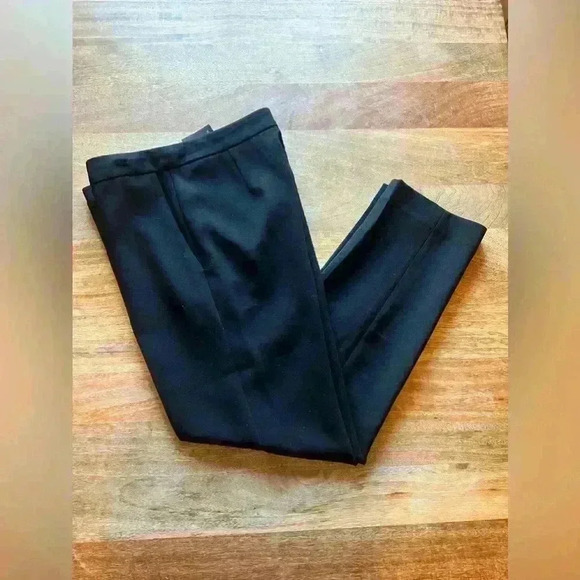 Babaton Tuxedo Ankle Pants  | Black | Size 2 | Mid Rise | Tapered Trouser Pants - Picture 9 of 13